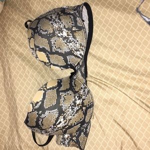 Snakeskin Printed bra